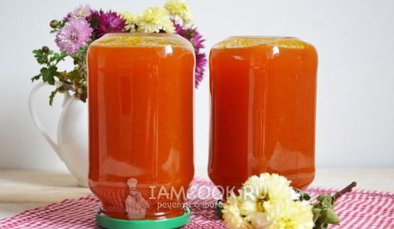 яблочно-морковное пюре на зиму