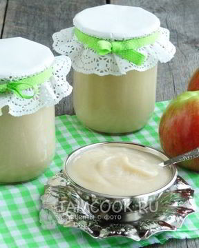Яблочное пюре со сгущенкой на зиму