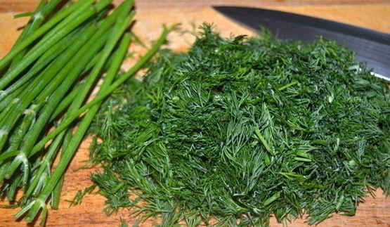 заготовка зелени на зиму