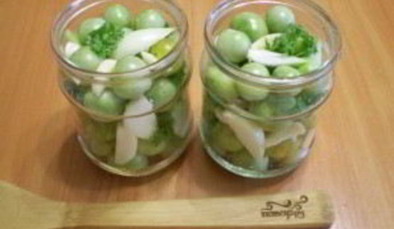 закатка зеленых помидоров на зиму