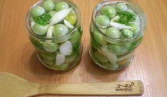 закатка зеленых помидоров на зиму