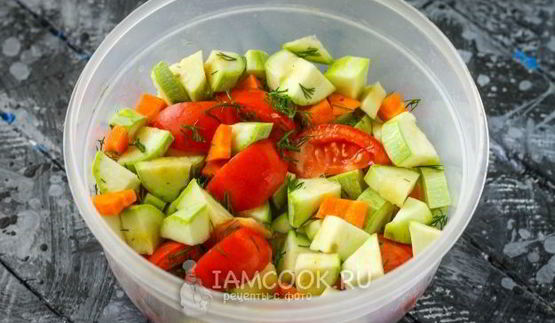 заморозка для кабачковой икры на зиму