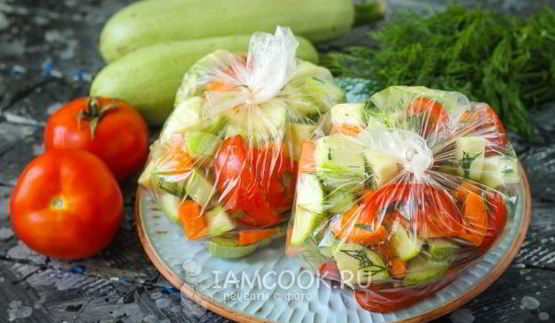 заморозка для кабачковой икры на зиму