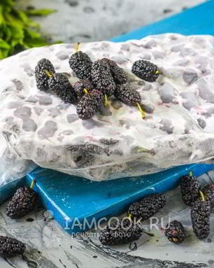 Заморозка шелковицы на зиму