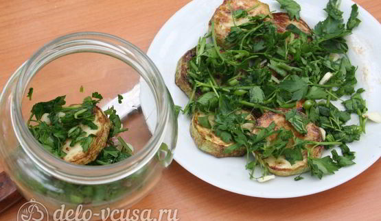 жареные кабачки на зиму