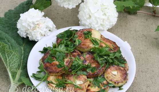 жареные кабачки на зиму