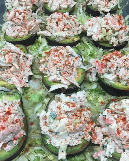 Рецепт авокадо, фаршированные морепродуктами