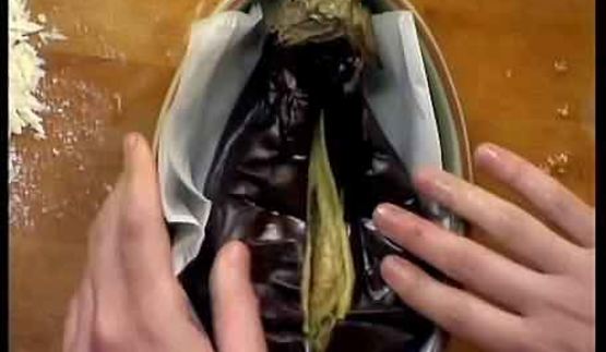 баклажан с начинкой