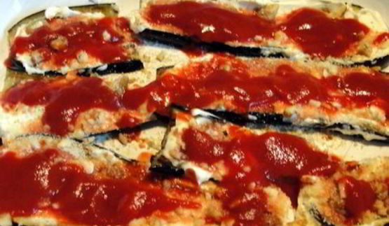 баклажанно-томатный гратен