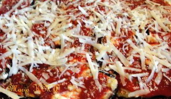 баклажанно-томатный гратен