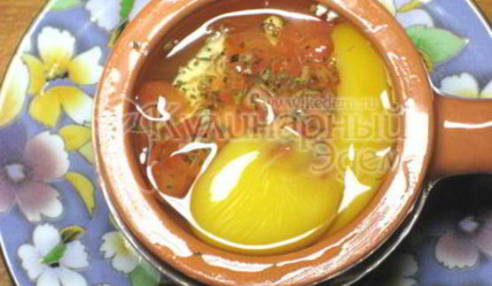 брынза, запеченная с овощами