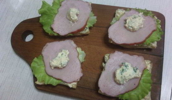 бутерброд мильфей