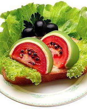 Бутерброд с арбузом