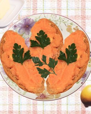 Бутерброд с икрой трески