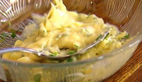 бутерброд с ветчиной, сыром и грушей