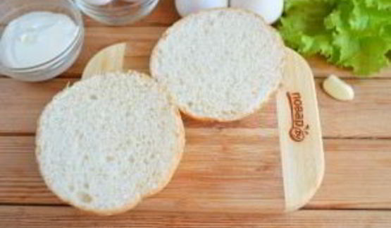 бутерброд с яйцом