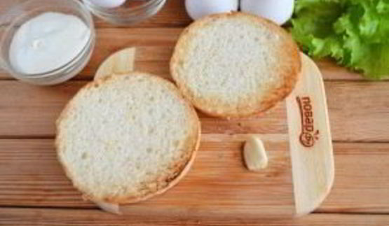 бутерброд с яйцом