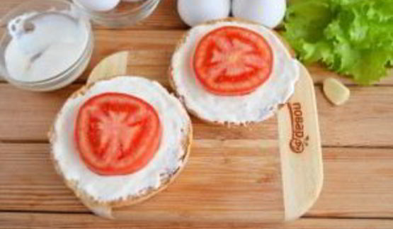 бутерброд с яйцом