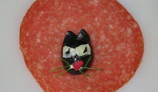 бутерброды кот и пес