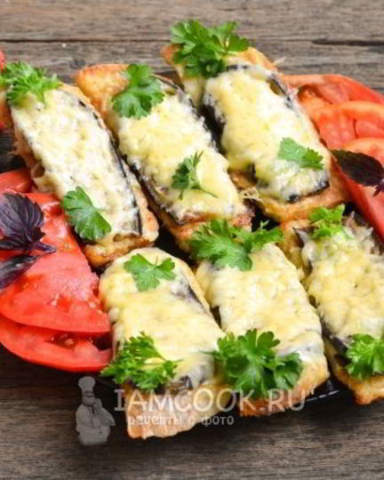 Рецепт бутербродов с баклажанами