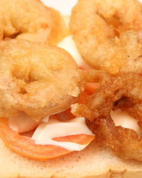 Бутерброды с кальмарами