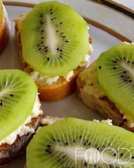 Рецепт бутербродов с киви