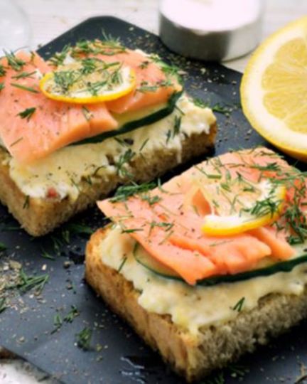 Рецепт бутербродов с красной рыбой