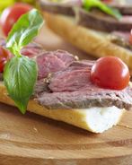 Бутерброды с ростбифом