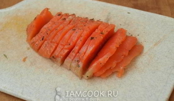 бутерброды с семгой