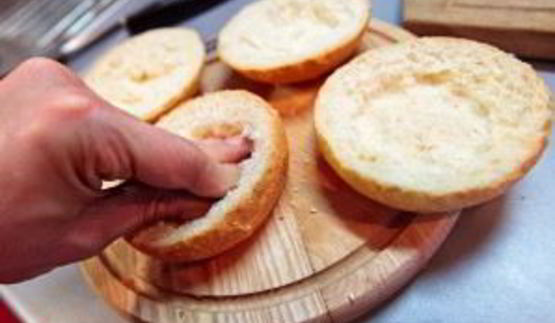 бутерброды с шампиньонами и сыром