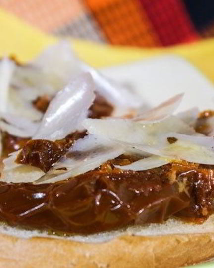 Рецепт бутербродов с вялеными помидорами