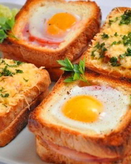 Рецепт горячих бутербродов ассорти