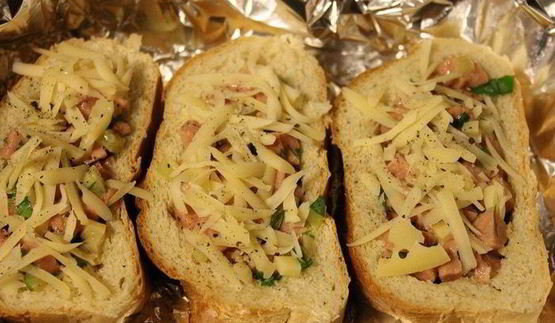 горячие бутерброды к завтраку