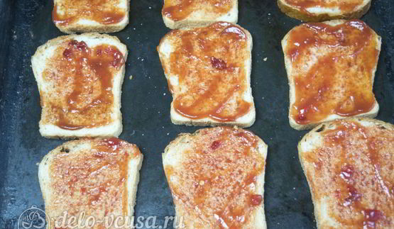 горячие бутерброды с фаршем