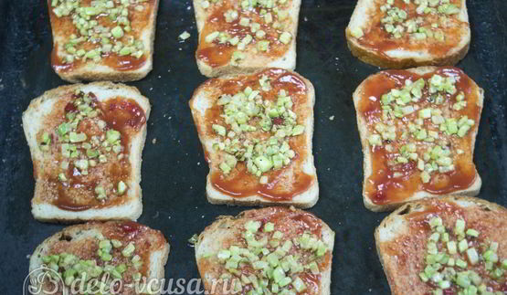 горячие бутерброды с фаршем