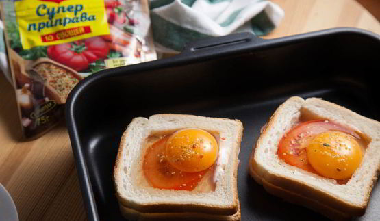 горячие бутерброды с окороком