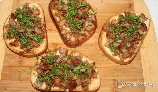 горячие бутерброды с ветчиной