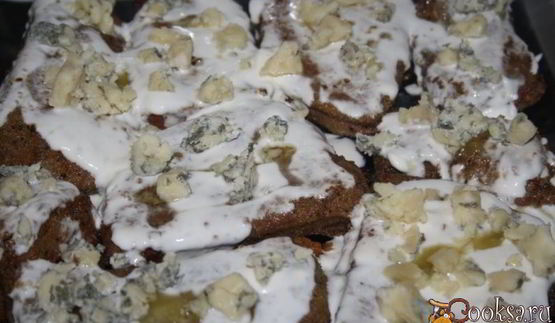 пикантные бутерброды с говяжьей печенью