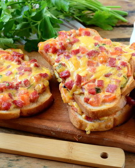 Рецепт сочных горячих бутербродов