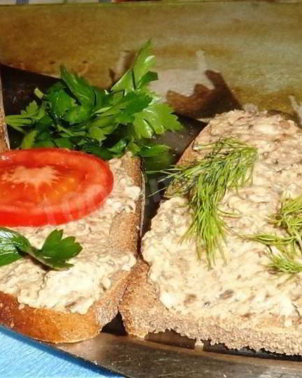 Рецепт вкусных бутербродов с грибами