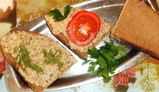 вкусные бутерброды с грибами