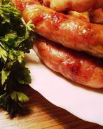 Домашняя колбаса из индейки в кишке