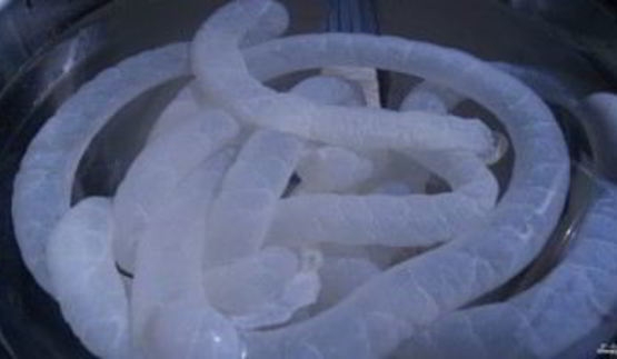 домашняя колбаса из индейки в кишке