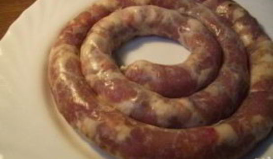 домашняя колбаса из индейки в кишке