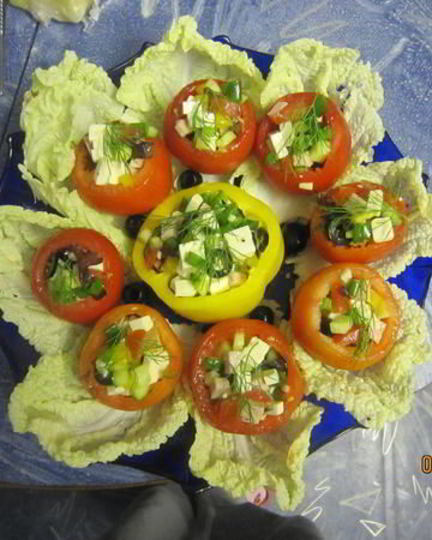 Рецепт фаршированных помидорчиков