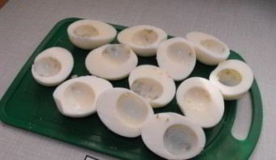 яйца, фаршированные грибами