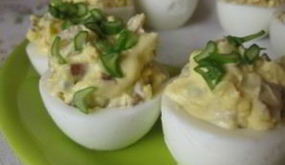 яйца, фаршированные грибами