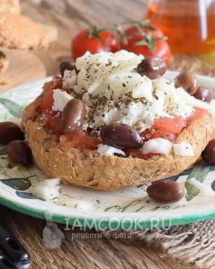 Греческая закуска Дакос