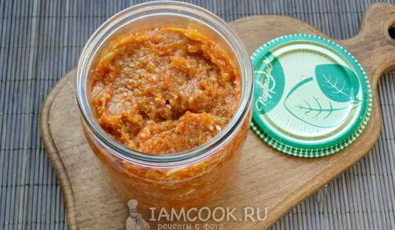 кабачковая икра на зиму