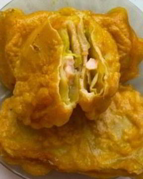 Капустные конвертики в кляре